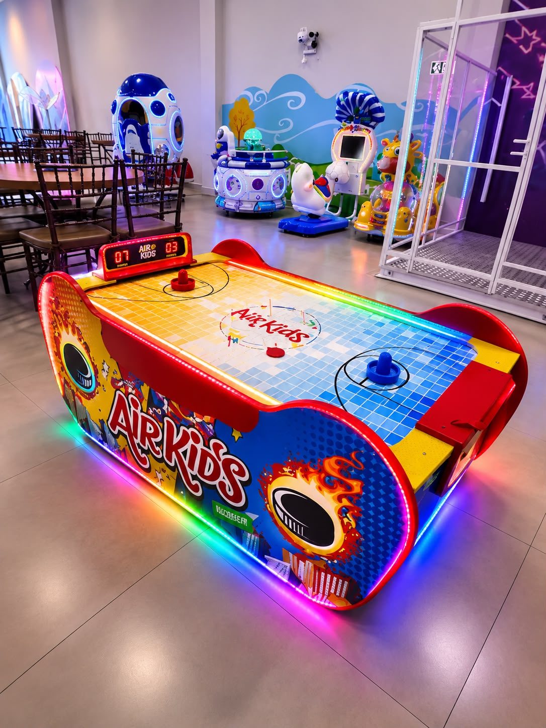 Air Kids, mesa de air hockey no Empório Kids