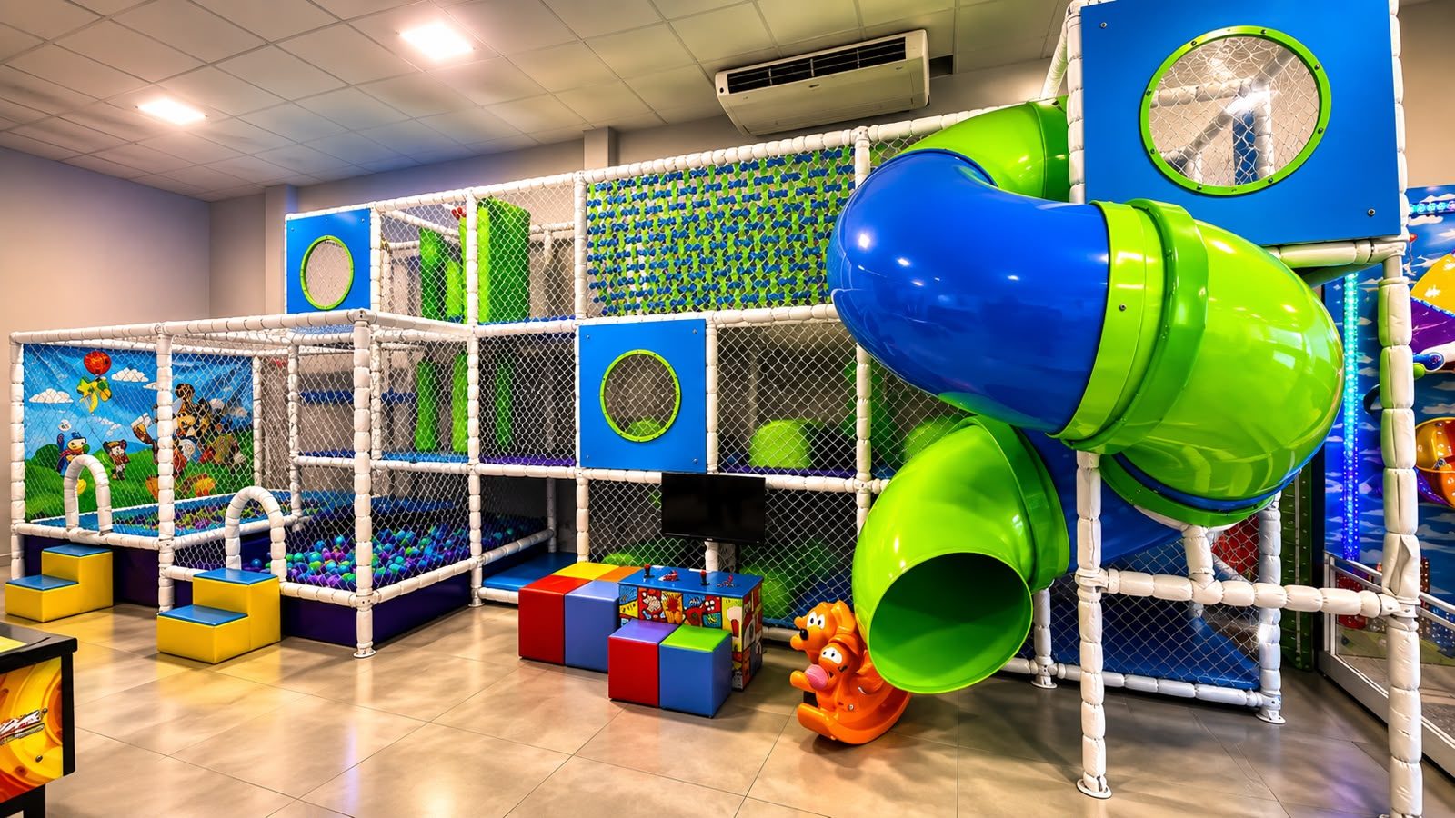 Brinquedão com escorregador no Empório Kids