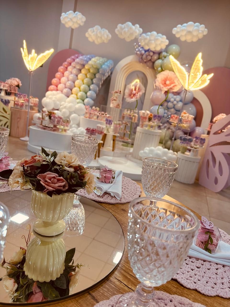 Detalhe de mesa posta Empório Kids